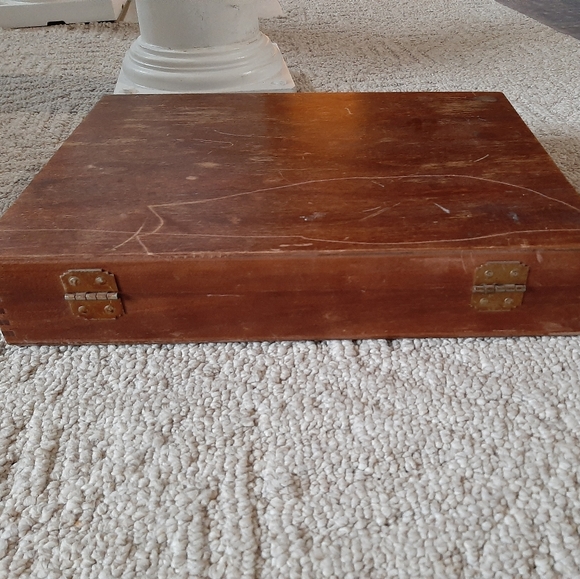 Vintage silverware chest and gold plated silverwar - Picture 4 of 4